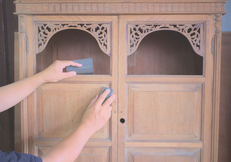 Cabinet Refinishing Process